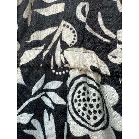 Maggy London Womens Buckle Halter Midi Dress Size 12 Black Floral Couture NWT - Picture 10 of 16